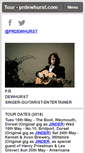 Mobile Screenshot of prdewhurst.com
